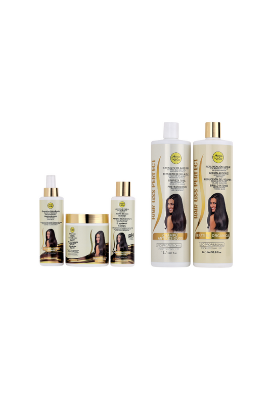 Kit Pré-Química + Kit de Progressiva Hair Liss Perfect 1000ml