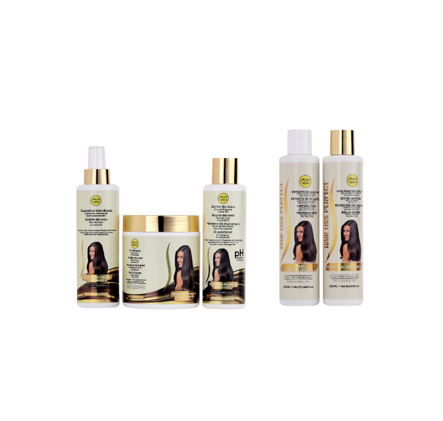 Kit Pré-Química + Kit de Progressiva Hair Liss Perfect 300ml