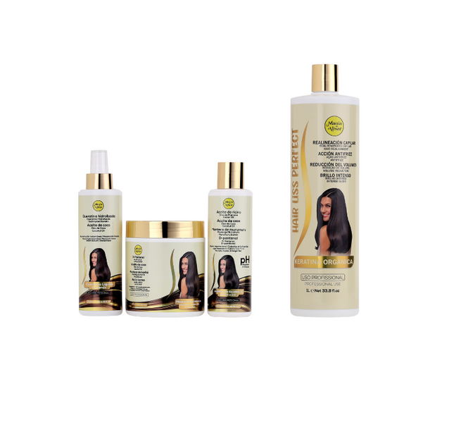Kit Pré-Química + Progressiva Hair Liss Perfect 1000ml